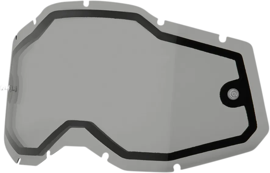 100% Accuri 2/Racecraft 2/Strata 2 Dual Lens - Smoke 59080-00002
