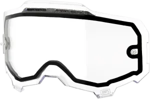 100% Armega Dual Lens - Vented - Clear 59052-00001