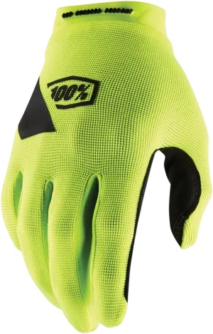 100% Ridecamp Gloves - Fluo Yellow - XL 10011-00013