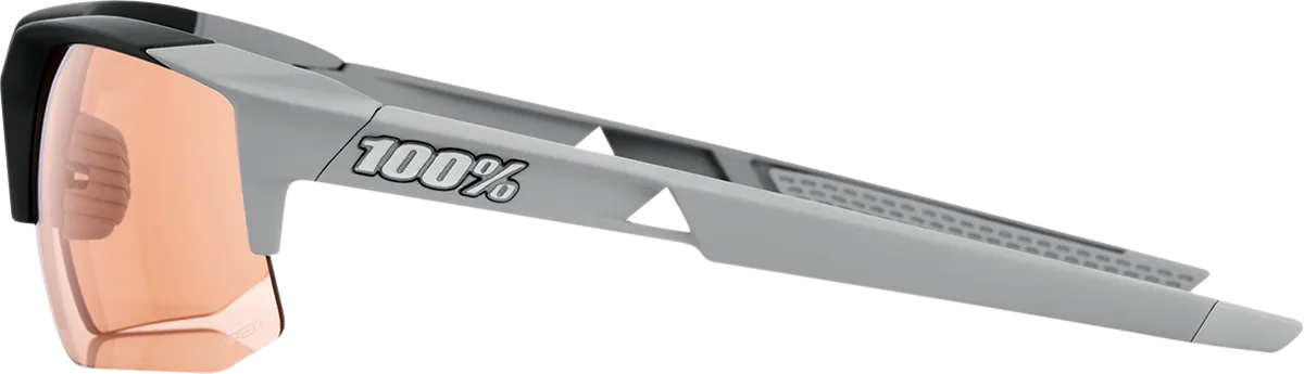 100% Speedcoupe Sunglasses - Stone Gray - Coral Mirror 61031-289-79
