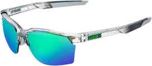 100% Sportcoupe Sunglasses - Gray - Green Mirror 61020-253-45