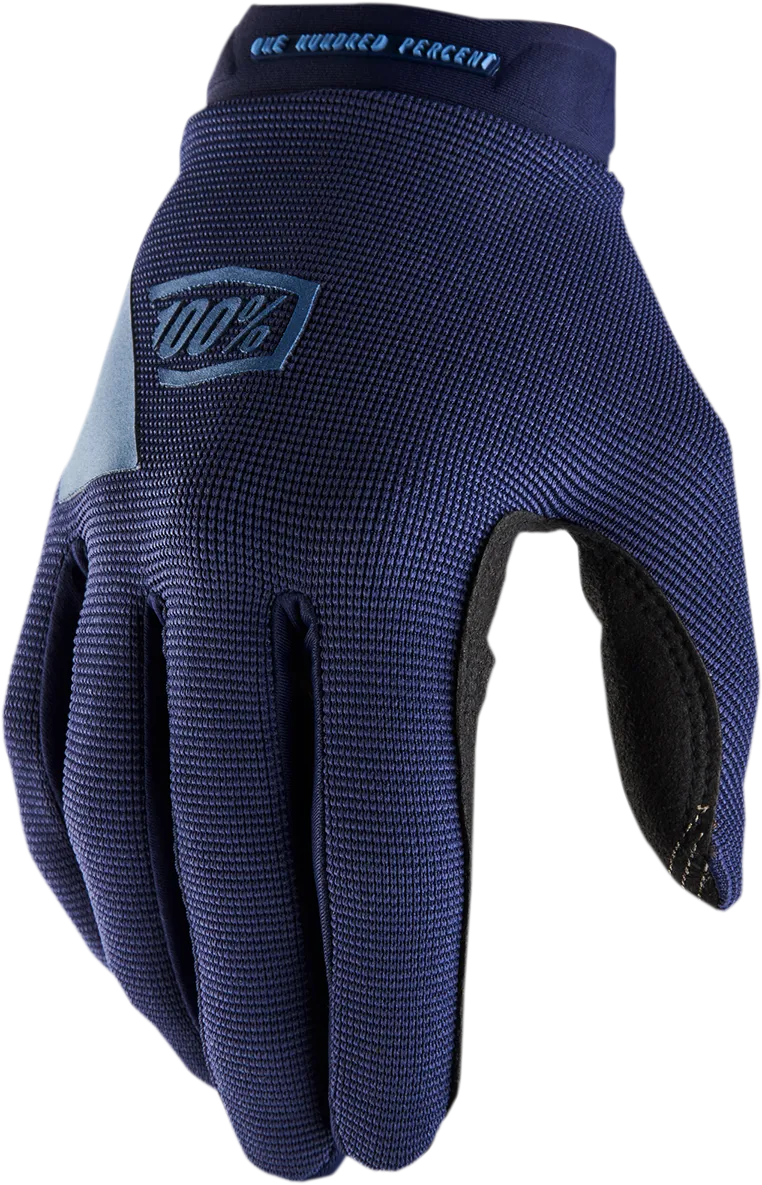 100% Women's Ridecamp Gloves - Navy/Slate - Large 10013-00018