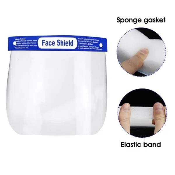 12x Safety Full Face Shield | Clear Glasses | Anti-Fog | Eye Protector | Shop Dental