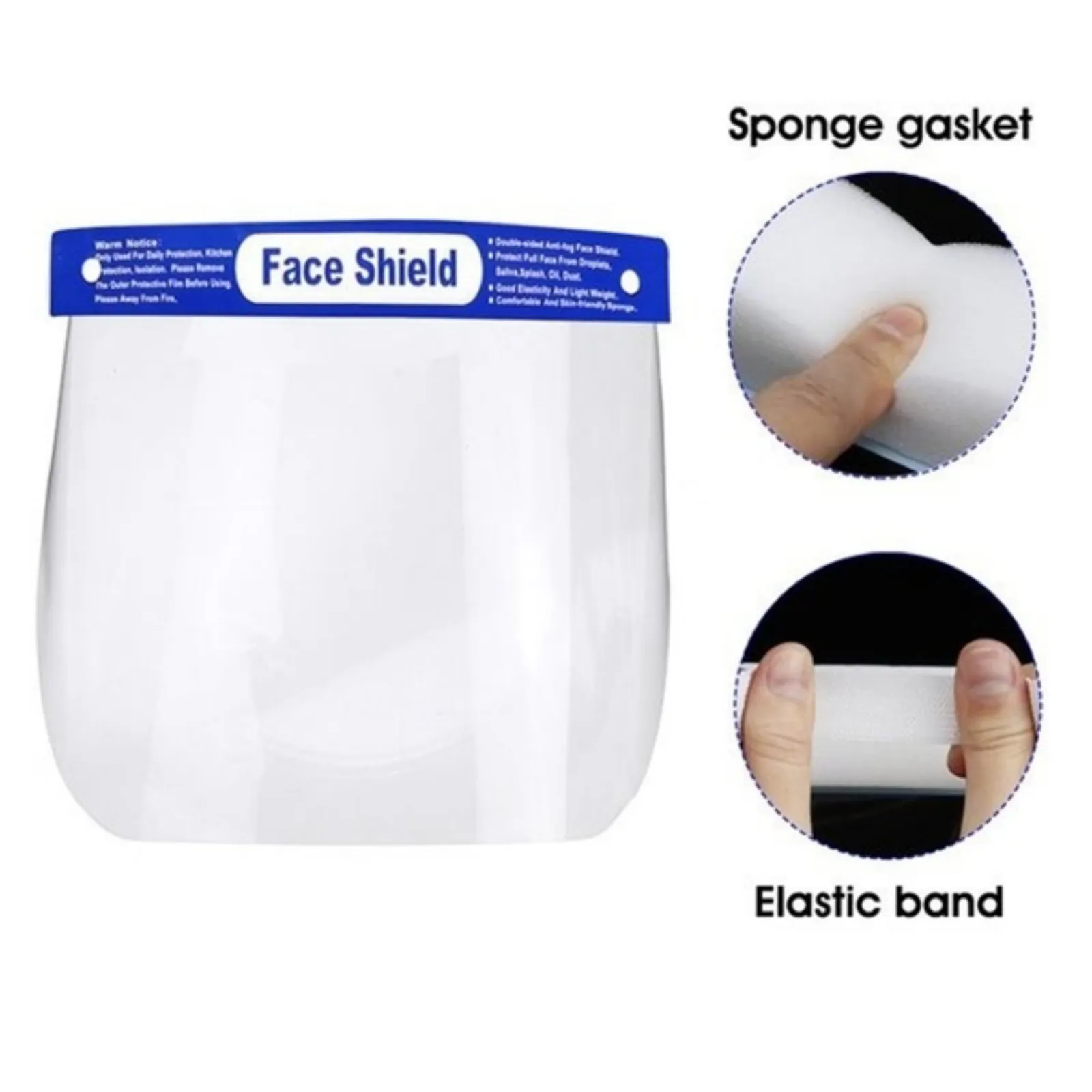 24x Safety Full Face Shield | Clear Glasses | Anti-Fog | Eye Protector | Shop Dental