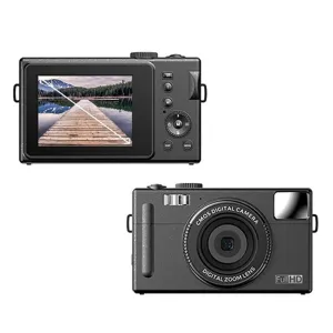 3.0 HD Children's Digital Camera | 48MP | 3" Screen | Black | Compact | Kid-Friendly