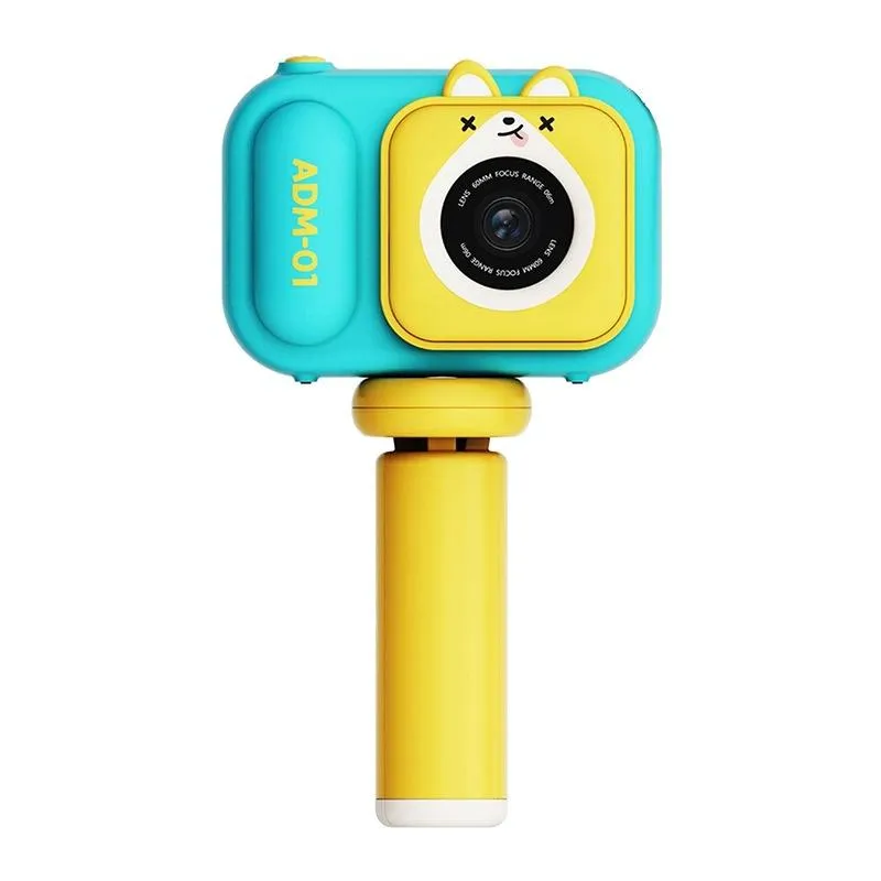 48MP Dual Lens Kids Digital Camera with 2.4" IPS Screen & 32GB TF Card | Blue Fox | With 32GB TF Card Pink Bunny