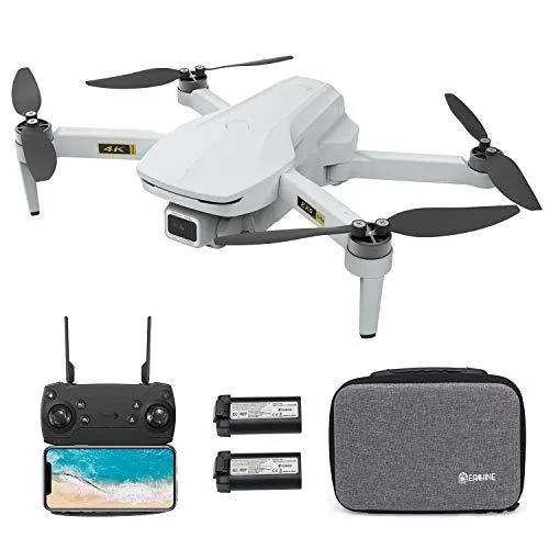 EACHINE EX5 GPS Mini Drone with 4K UHD Camera for Adults 5G GHz Wifi FPV Floadbale Drones Quadcopter with Brushless Motor 1000m Control Range, 60 Mins Flight Time，Auto Return Home, Follow Me