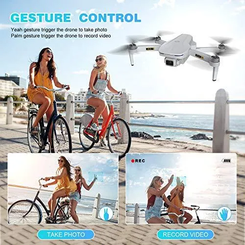 EACHINE EX5 GPS Mini Drone with 4K UHD Camera for Adults 5G GHz Wifi FPV Floadbale Drones Quadcopter with Brushless Motor 1000m Control Range, 60 Mins Flight Time，Auto Return Home, Follow Me