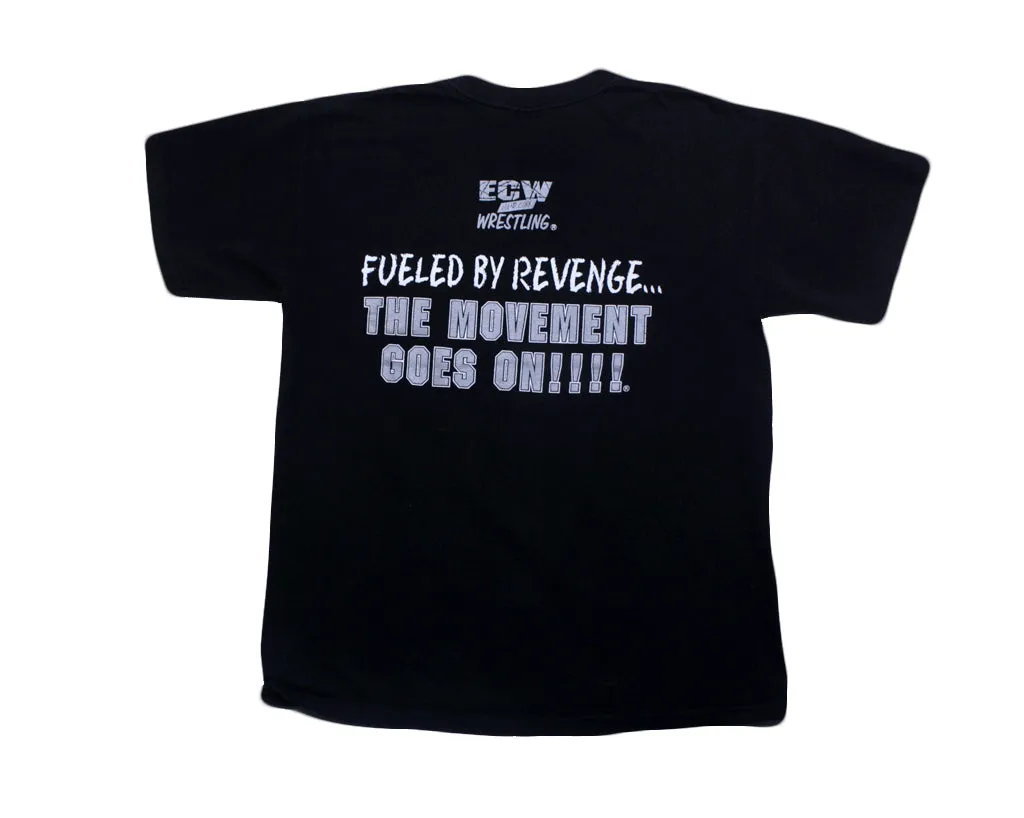 ECW HARDCORE THE MOVEMENT T-SHIRT LG