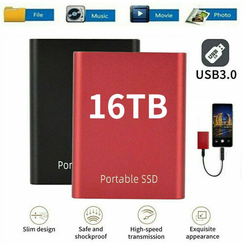 External Hard Drive 500GB 4TB 6TB 8TB 10TB 12TB