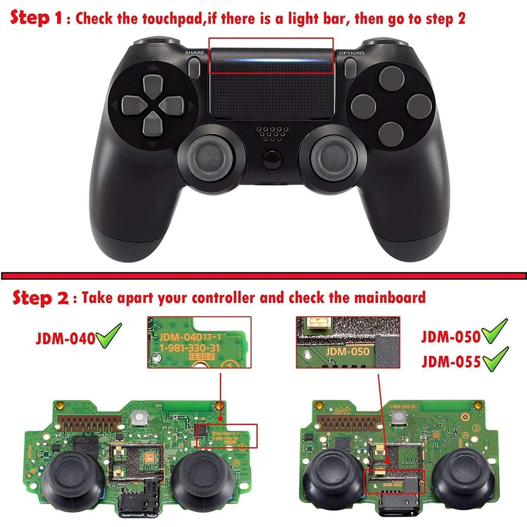 eXtremeRate Textured Green Comfortable Non-slip Back Shell for PS4 Slim Pro Game Controller JDM-040 JDM-050 JDM-055 - SP4BR05