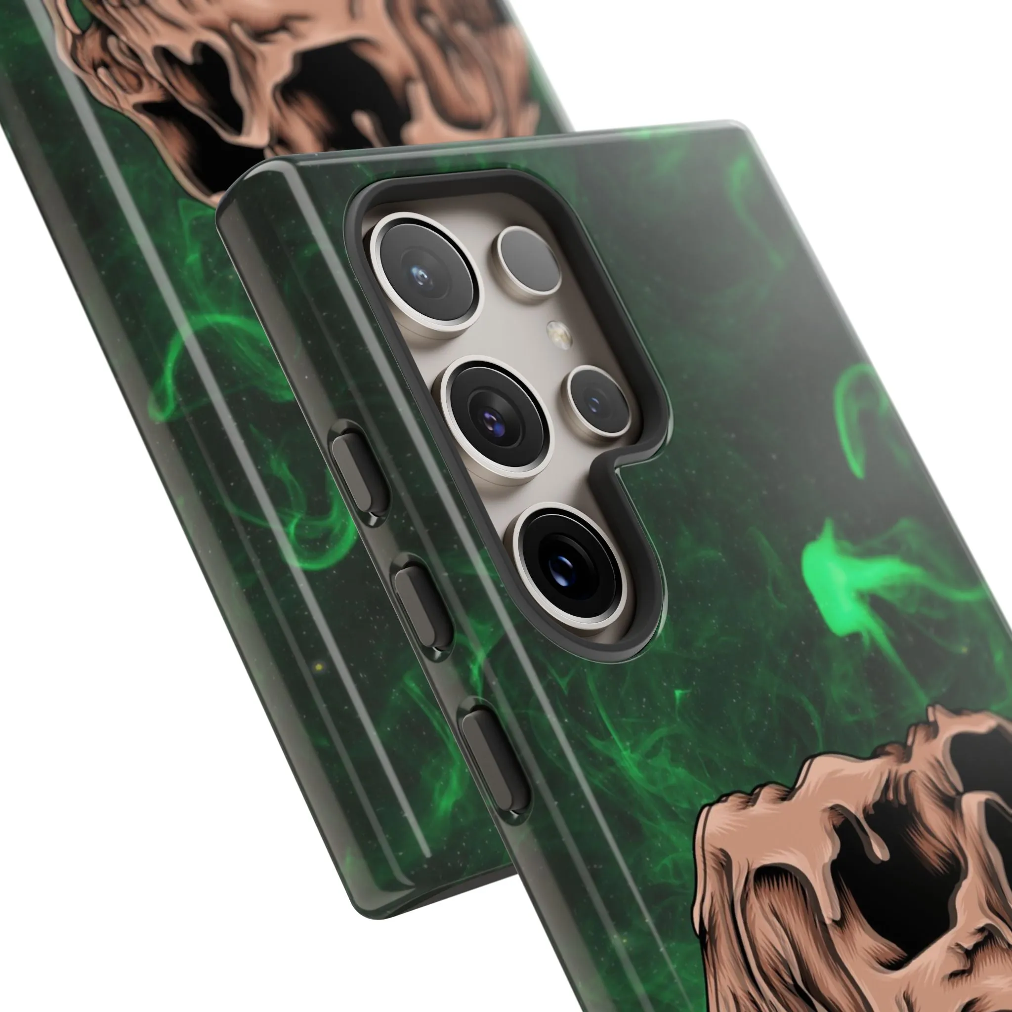 Glitch Skull Tough Phone Cases