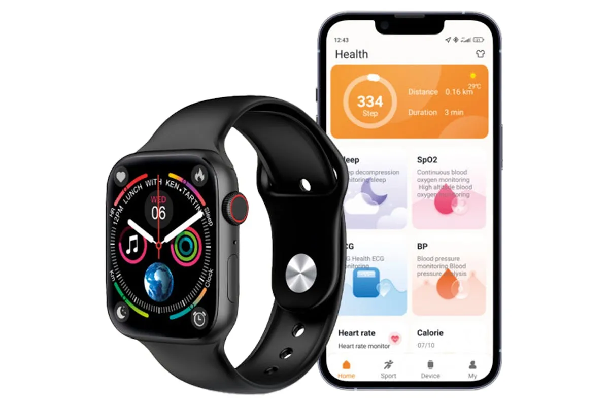 Ksix Urban 4 Smartwatch | 45mm | Black