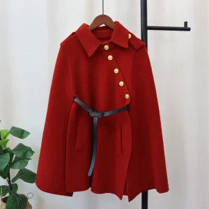 Leslie Buttoned Woolen Cover Up