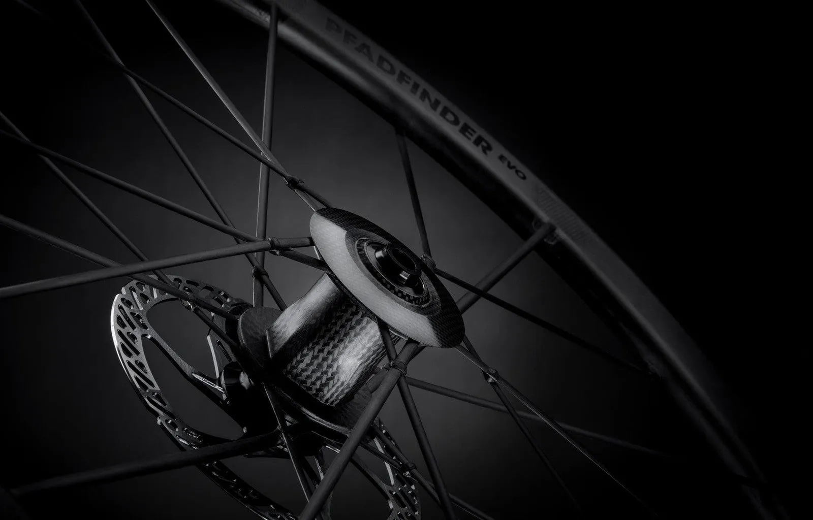 Lightweight PFADFINDER EVO Schwarz Edition Gravel Disc Wheelset (Shimano/SRAM)
