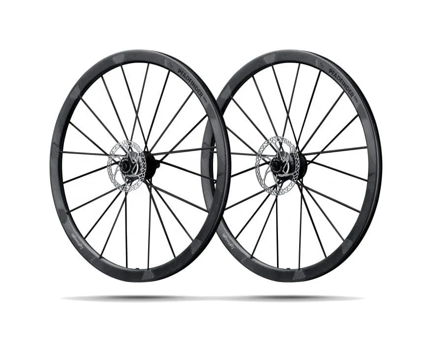 Lightweight PFADFINDER EVO Schwarz Edition Gravel Disc Wheelset (Shimano/SRAM)