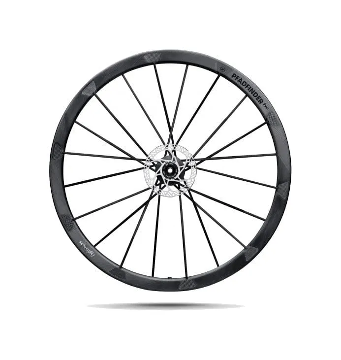 Lightweight PFADFINDER EVO Schwarz Edition Gravel Disc Wheelset (Shimano/SRAM)