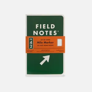 Mile Marker Notebook 3 Pack