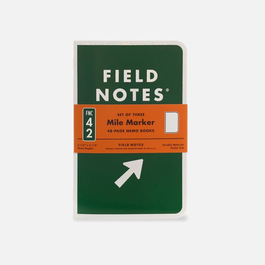 Mile Marker Notebook 3 Pack