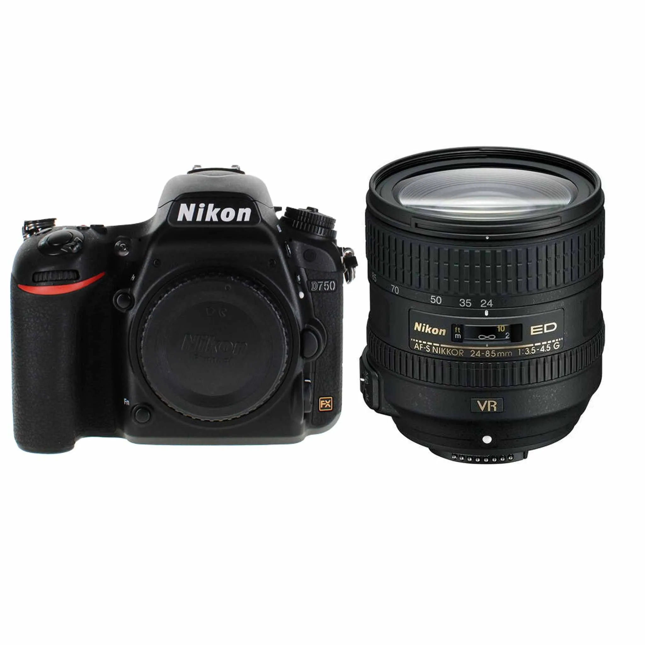 Nikon D750 with 24-85mm f/3.5-4.5G ED VR Lens (International Model)