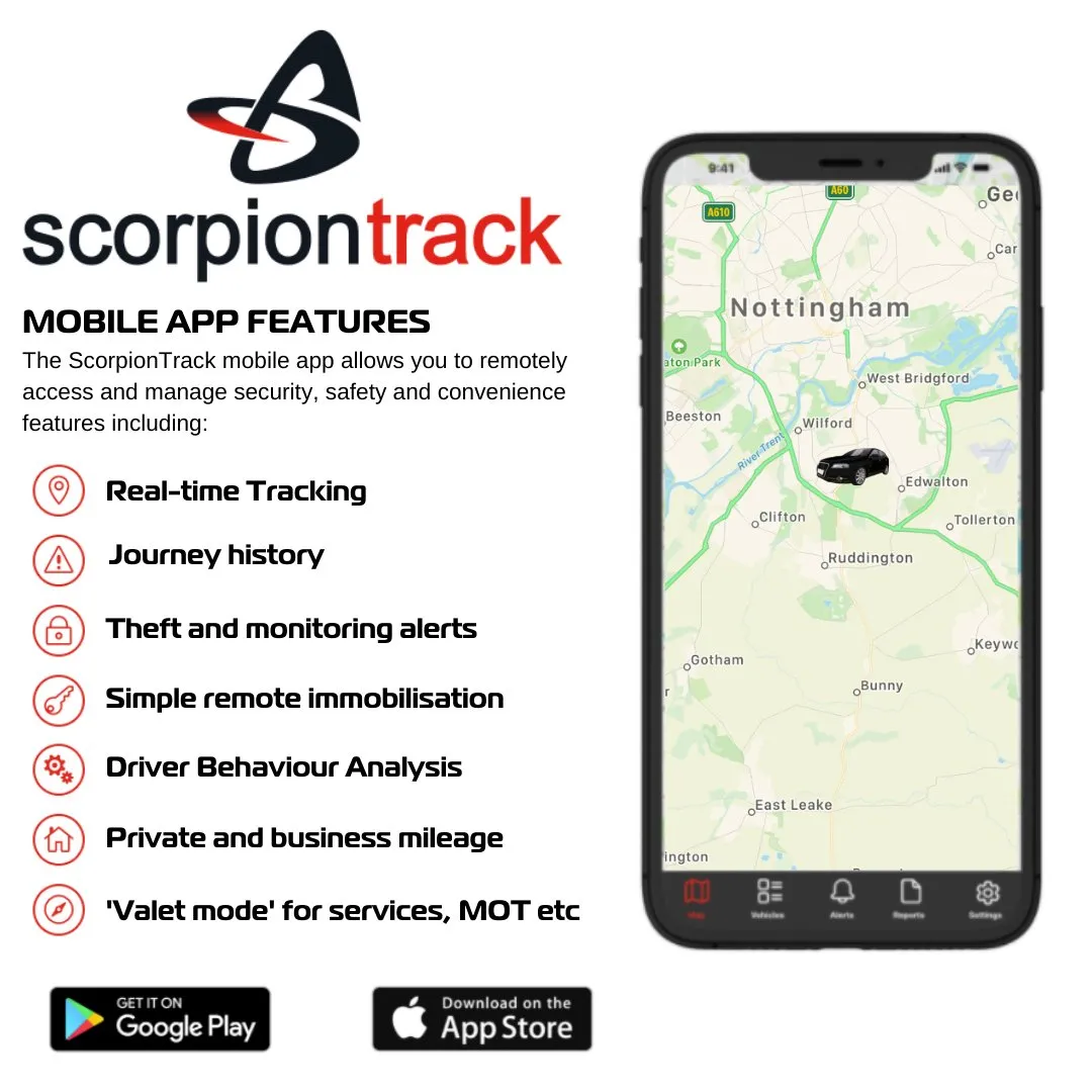 Scorpion S5 PLUS Tracker Alarm and Immobiliser